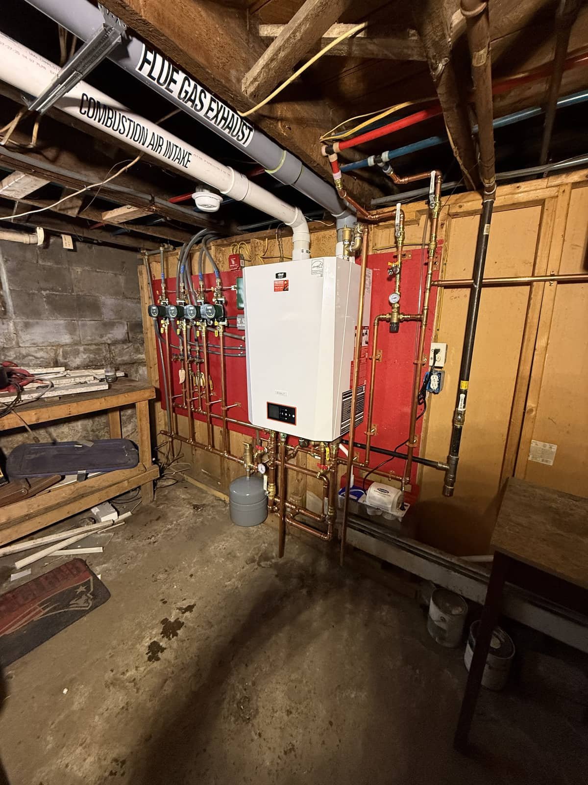 Gas boiler replacement, Lynnfield — Precision Plumbing Solutions